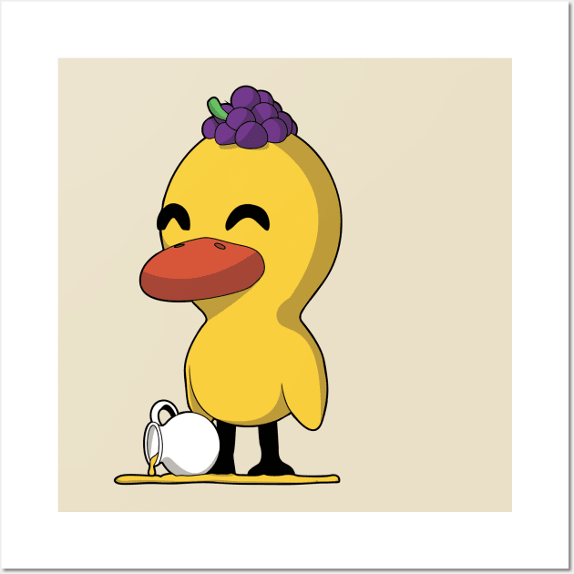 Mr. Duck of Duck Song Wall Art by TonieTee